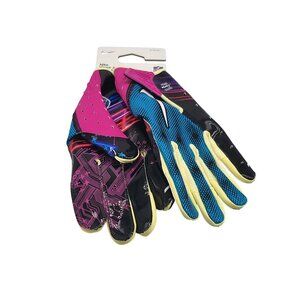 Nike‎ Vapor Jet 7.0 NFL Combine Football Gloves Iridescent Multicolor Adult XL